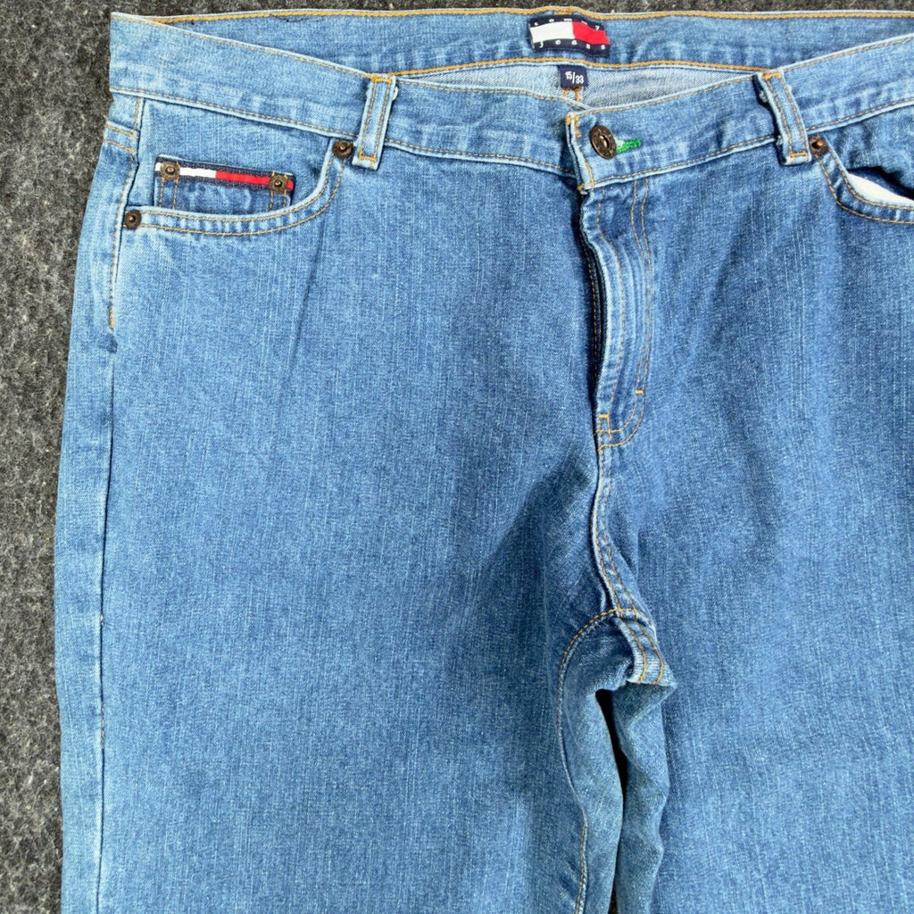 Tommy Girl Y2K Hip Jean Women 15 Blue Cotton NWT Vintage Low Rise Slim Fit Denim - take2supply