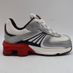 Nike Shox Turbo 8 TD Toddler 4.5C 2008 Silver Red Running Shoes 344934-101 - take2supply