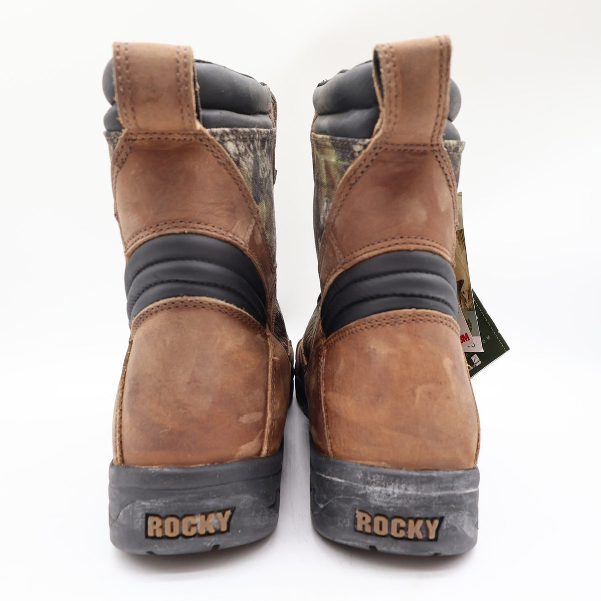 Rocky ProLight 1572 Hunting Boots Mens 10.5 M Brown Camo Waterproof NWT 400G - take2supply