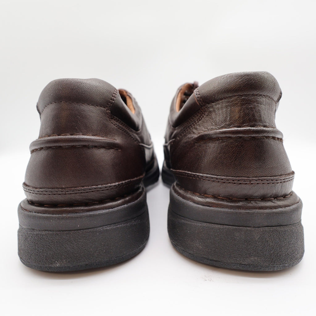 Hush Puppies Summit Persimmon Mens 10 W Brown Leather Casual Oxford Shoes 14191 - take2supply