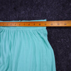 Silhouettes by Kathy Shorts Womens Small Vintage 90s Aqua Green Cotton Knit USA - take2supply