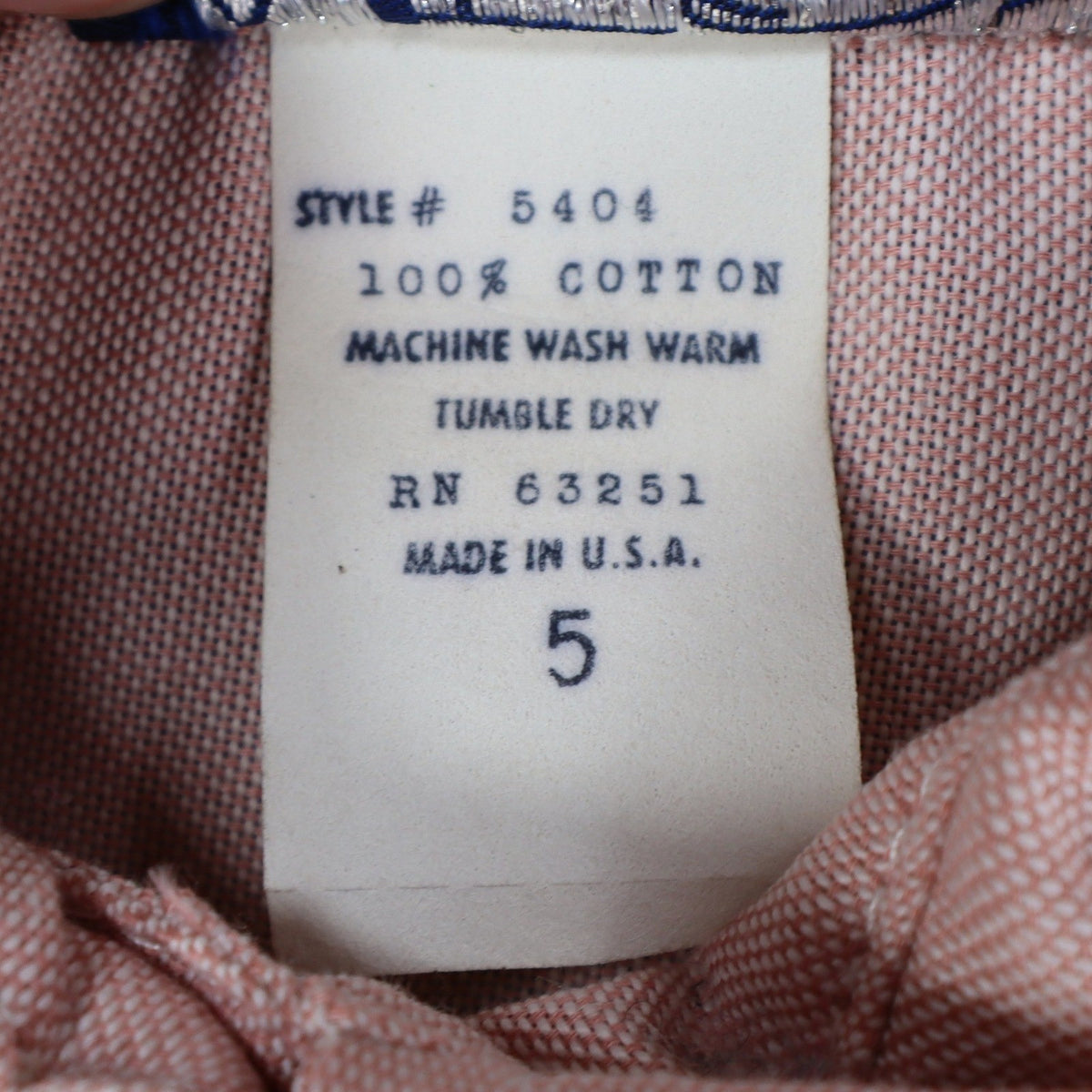 A Fox Shirt Kids 5 Vintage Pink Cotton Short Sleeve Duck Embroidery USA New - take2supply