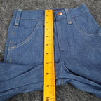 Young Maverick Jeans Size 4 Vintage 70s Blue Denim Bootcut Deadstock USA Made - take2supply