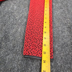 Dusak Designs Tunic Sweater Womens S Red Black Textured Knit Layered Hem Canada - take2supply