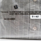 Domani Collection Dress Shirt 17.5 34/35 Gray White Collar French Cuffs New - take2supply