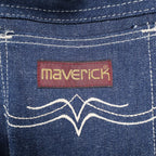 Maverick Straight Leg Jeans Boys 10 Regular Vintage 70s Deadstock Cotton USA - take2supply