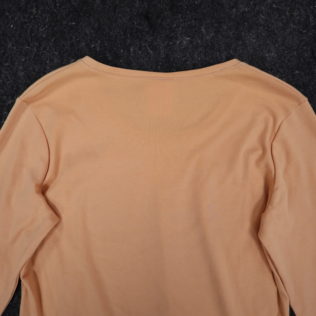 Nikki 3/4 Sleeve Top Womens Small Sandy Peach Embroidered Leaf Rhinestone NWT - take2supply