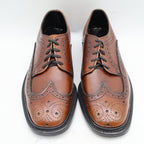 Sandy McGee Wingtip Brogue Shoes Mens 6.5 D Vintage Brown Leather Deadstock USA - take2supply