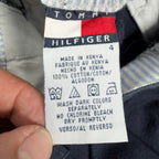 Tommy Hilfiger Vintage Y2K Pleated Shorts Boys 4 Navy Blue Cotton NWT - take2supply
