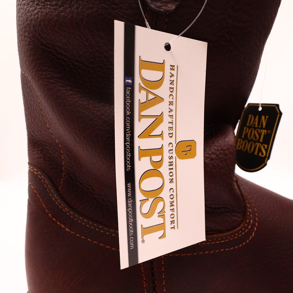 Dan Post Briar Oily Pull On Boots Mens 12D Brown Leather NWT DP69622 - take2supply