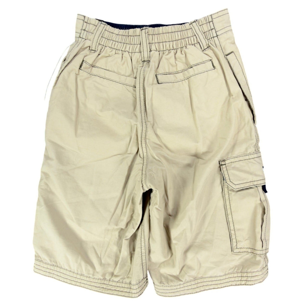 Tommy Hilfiger Y2K Cargo Shorts Boys 6 Khaki Cotton Nylon NWT New - take2supply