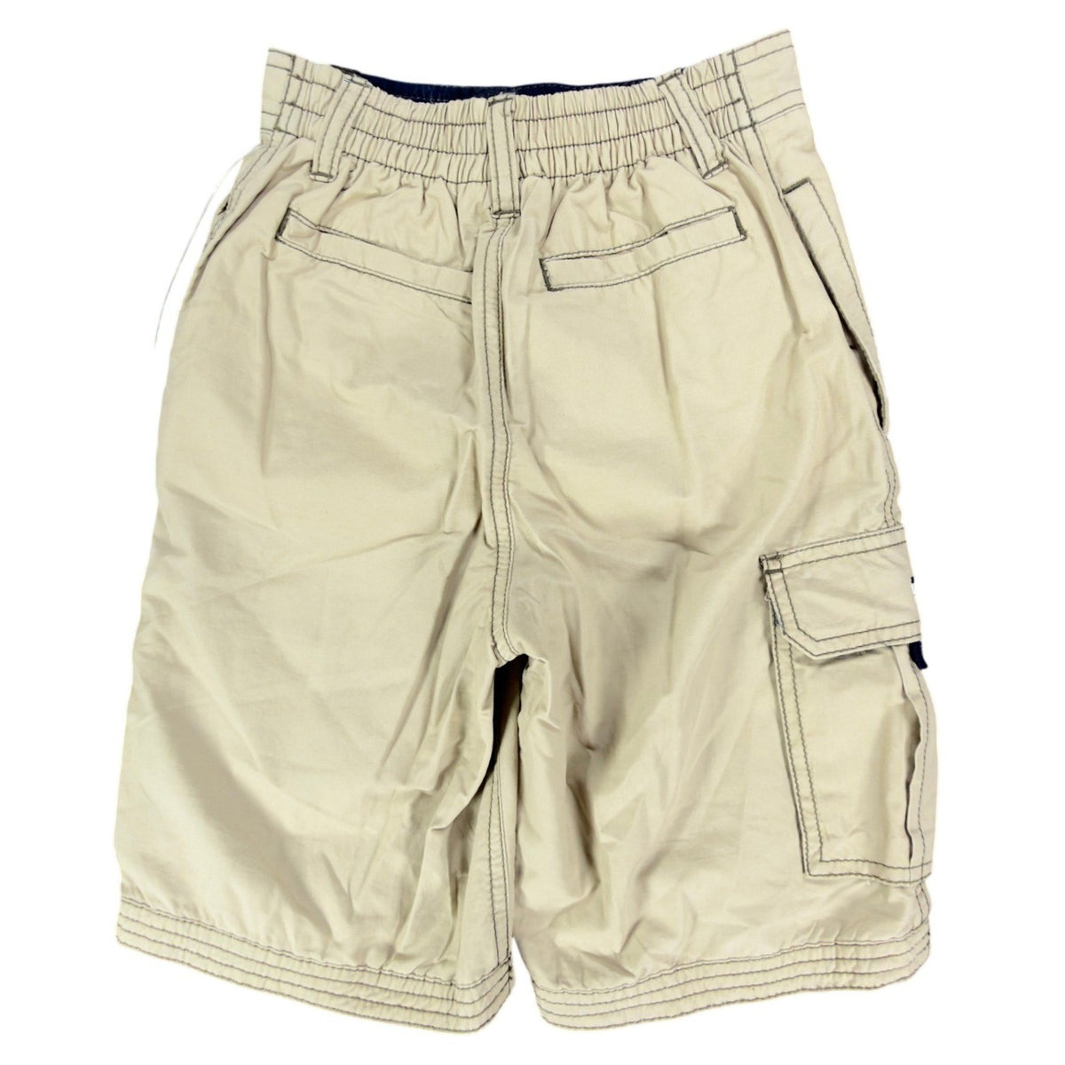 Tommy Hilfiger Y2K Cargo Shorts Boys 6 Khaki Cotton Nylon NWT New - take2supply