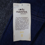 Lady Maverick Vintage Jeans Womens 8 26 Deadstock USA High Waist Straight Blue - take2supply