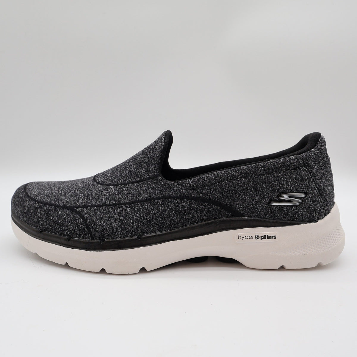 Skechers Go Walk 6 Carice Womens Size 10 Black Grey Slip On Walking Shoes 124541 - take2supply