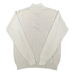 F/X Fusion Quarter Zip Sweater Mens Medium Putty Cotton Sandwash NWT C692 - take2supply