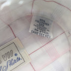 Mark VII Dress Shirt Mens 15.5 34/35 Vintage Plaid Tailored White Red Blue NEW - take2supply