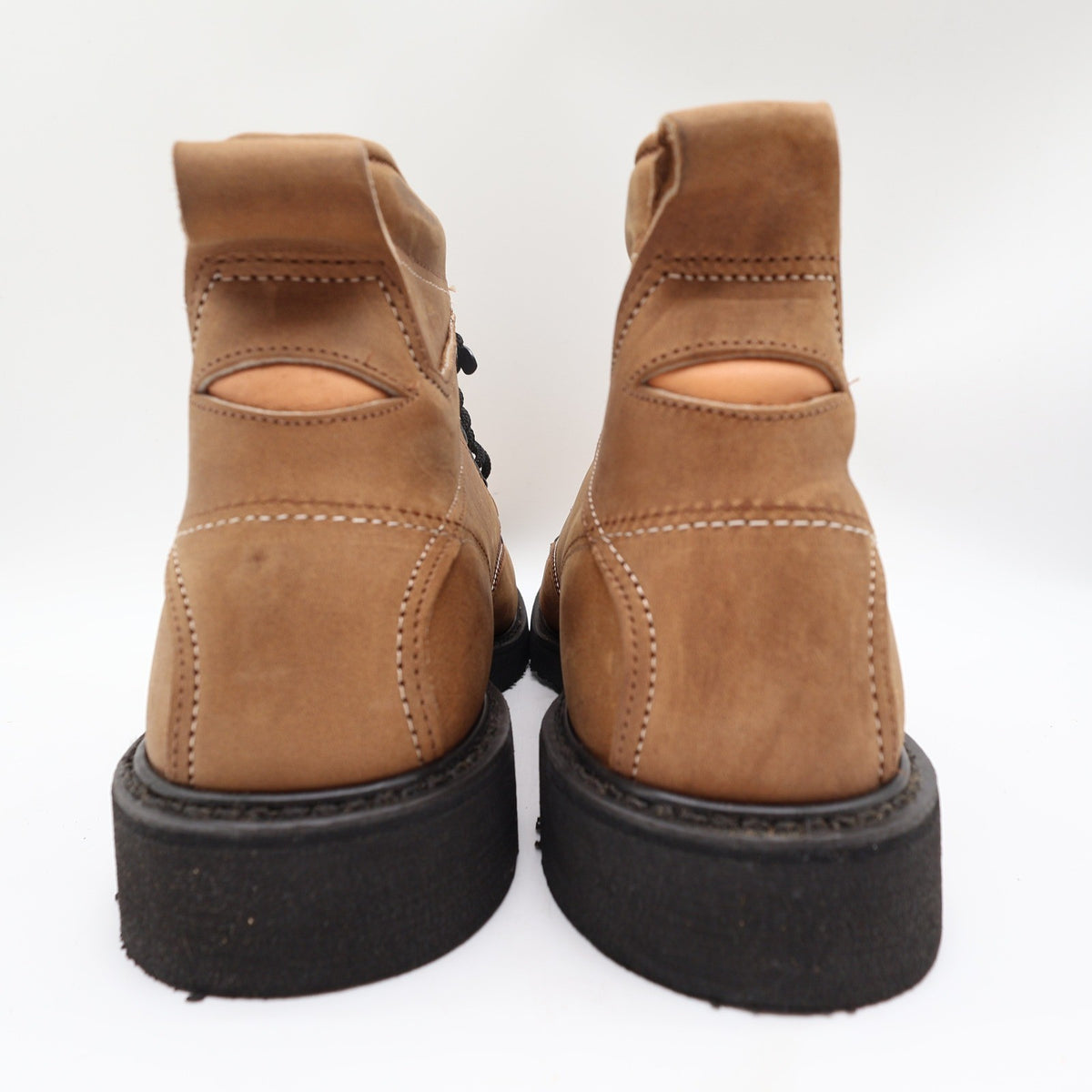 Carolina 139 Steel Toe Work Boots Mens 11 D Brown Leather USA New Vintage 90s - take2supply