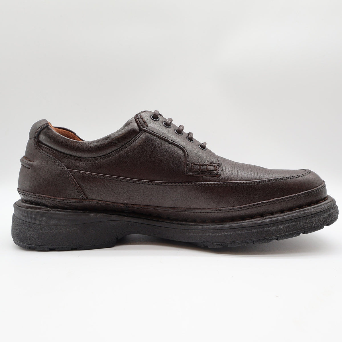 Hush Puppies Summit Persimmon Mens 10 W Brown Leather Casual Oxford Shoes 14191 - take2supply