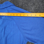 Tumbleweeds Polo Shirt Womens Small Vintage 80s Blue Cotton Blend Raglan USA - take2supply