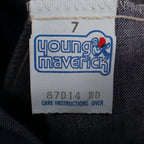 Vintage Young Maverick Boys Jeans Size 7 Blue Flare Leg USA NWT - take2supply