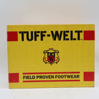 Tuff-Welt Work Boots Mens 7 Vintage Brown Full Grain Leather Moc Toe USA 332 - take2supply