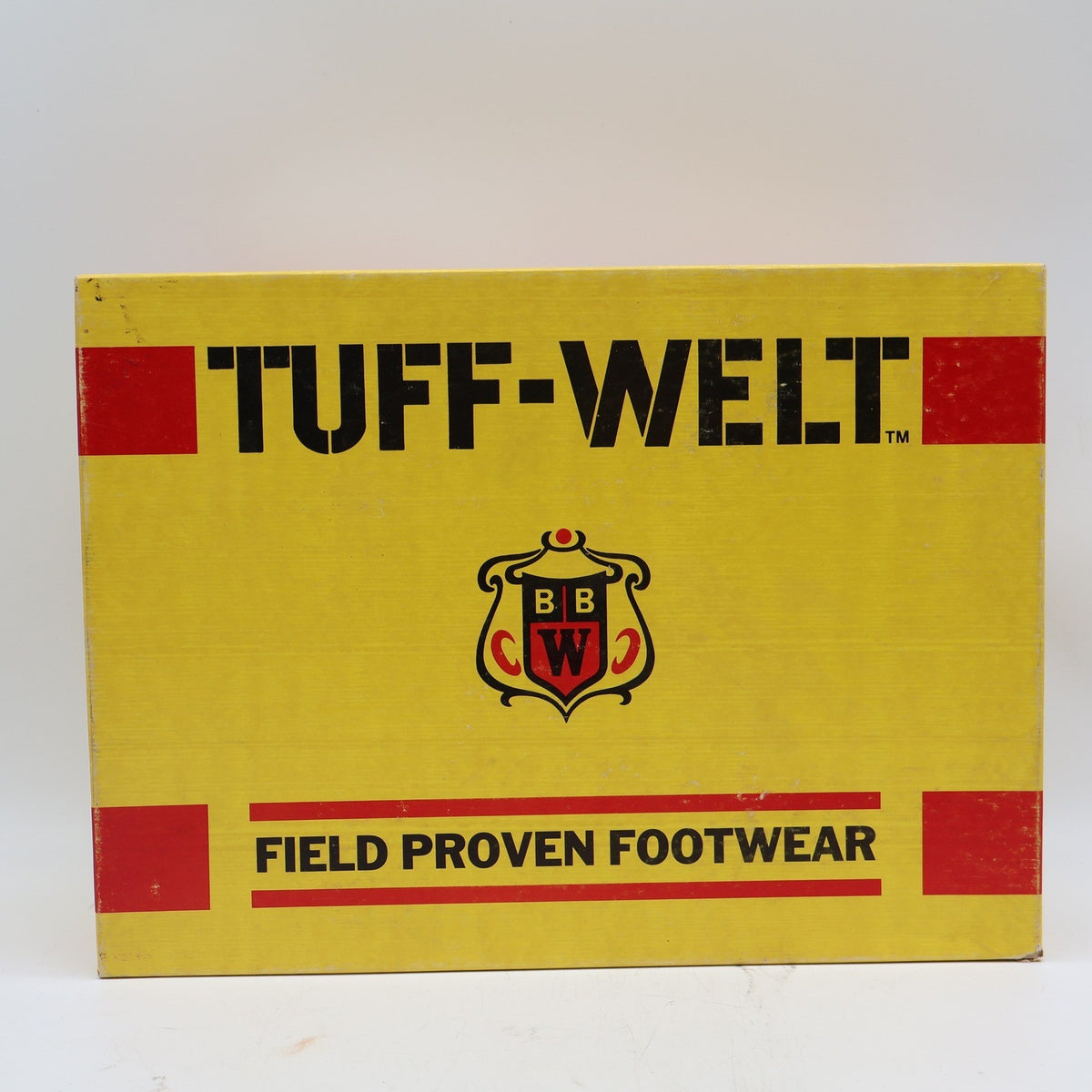 Tuff-Welt Work Boots Mens 7 Vintage Brown Full Grain Leather Moc Toe USA 332 - take2supply