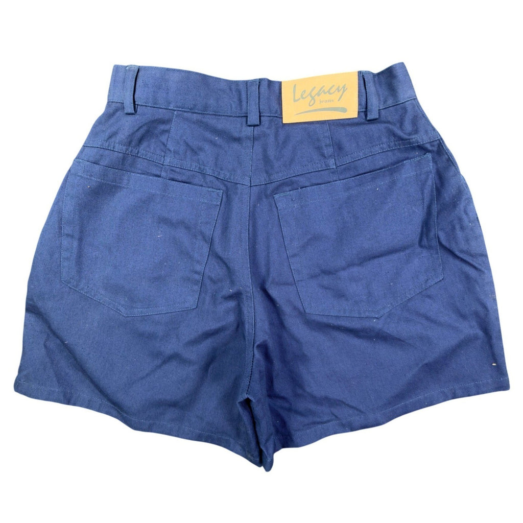 Legacy Vintage 90s Pleated Shorts Womens 11 Blue Cotton NWT - take2supply