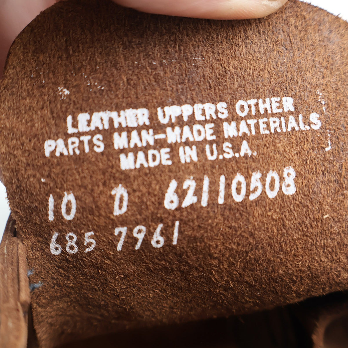 Walker Work Boots Mens 10 D Vintage Made in USA Brown Leather Lace Up 685 NEW - take2supply
