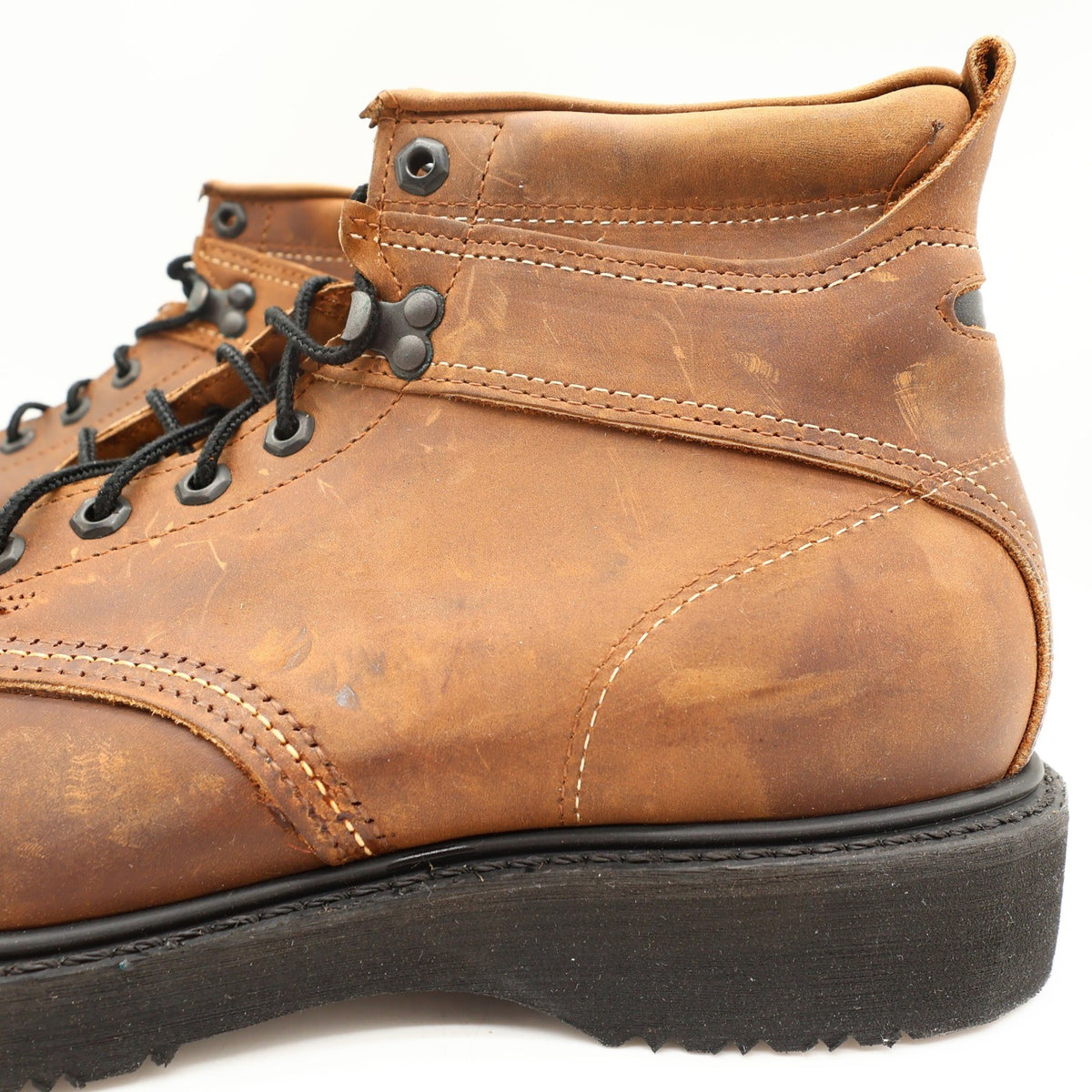 Carolina Steel Toe Work Boots Mens 11.5 D Brown Leather USA Made New NWT 139 - take2supply