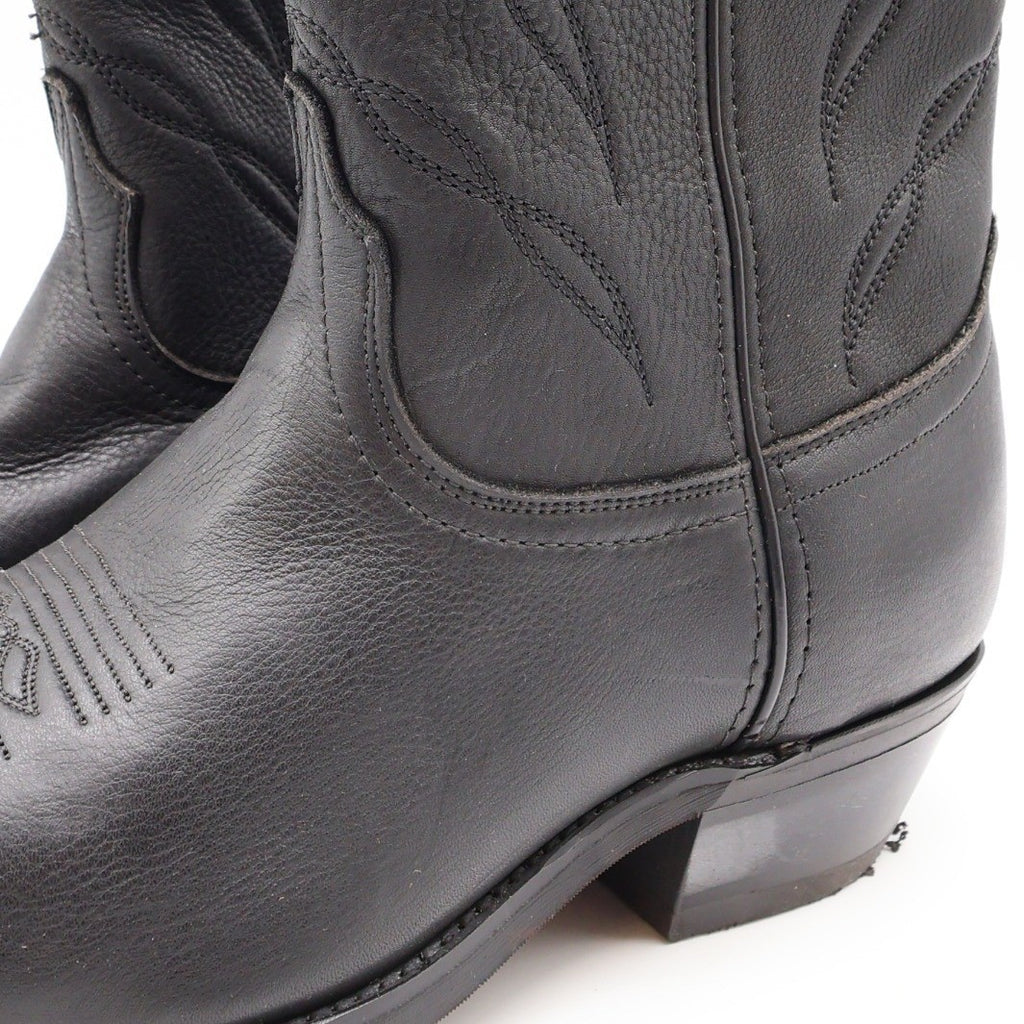 Laredo 28-1801 Western Cowboy Boots Mens 11 Black Leather NWT Made in USA - take2supply