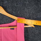 XOXO Sheath Dress Womens 9/10 Pink Cotton Stretch Belted Block Party 5897CBN5 - take2supply