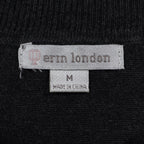 Erin London Women Medium Gray Mock Neck Puff Sleeve Rayon Sweater NWT 00125 - take2supply