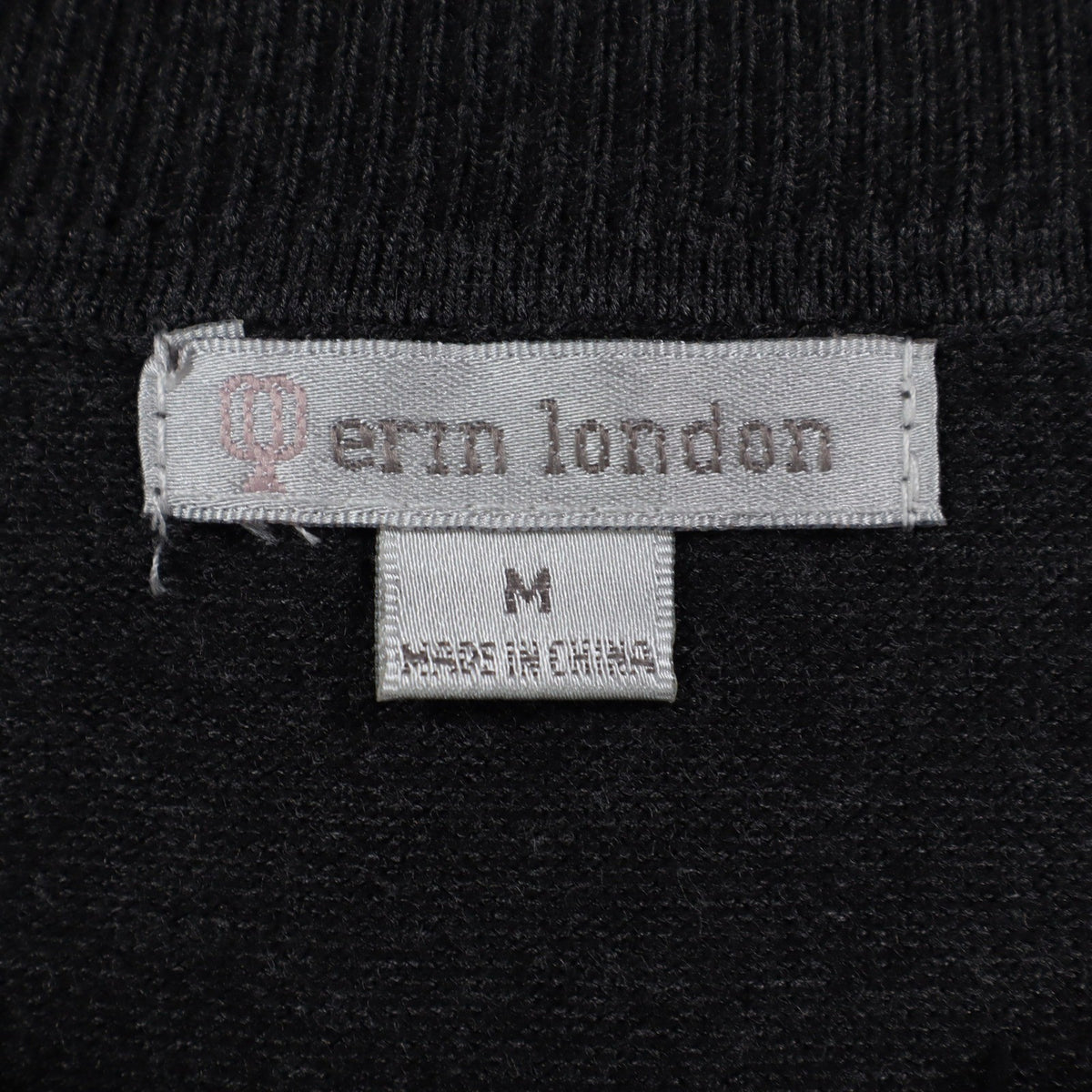 Erin London Women Medium Gray Mock Neck Puff Sleeve Rayon Sweater NWT 00125 - take2supply