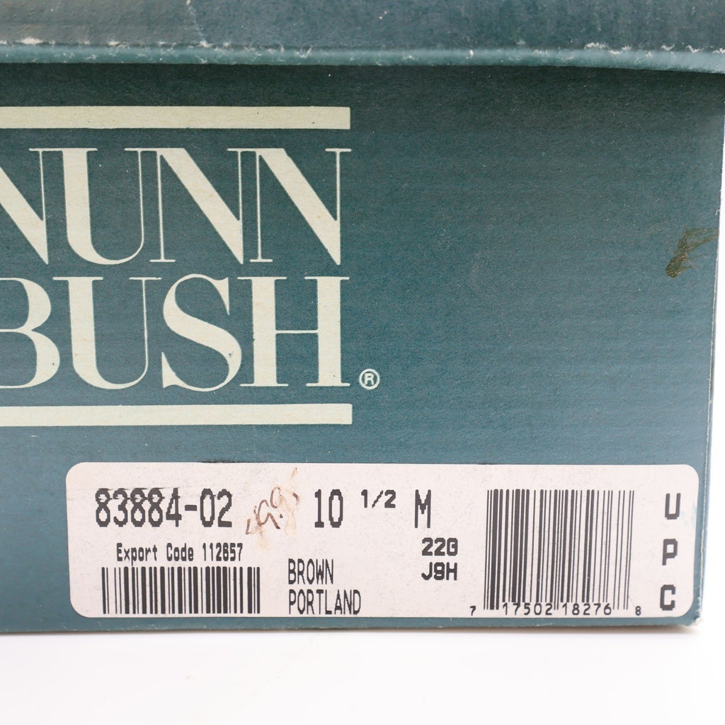 Nunn Bush Bucks Mens 10.5 M Vintage Brown Oiled Leather Oxford Shoes 83884-02 - take2supply
