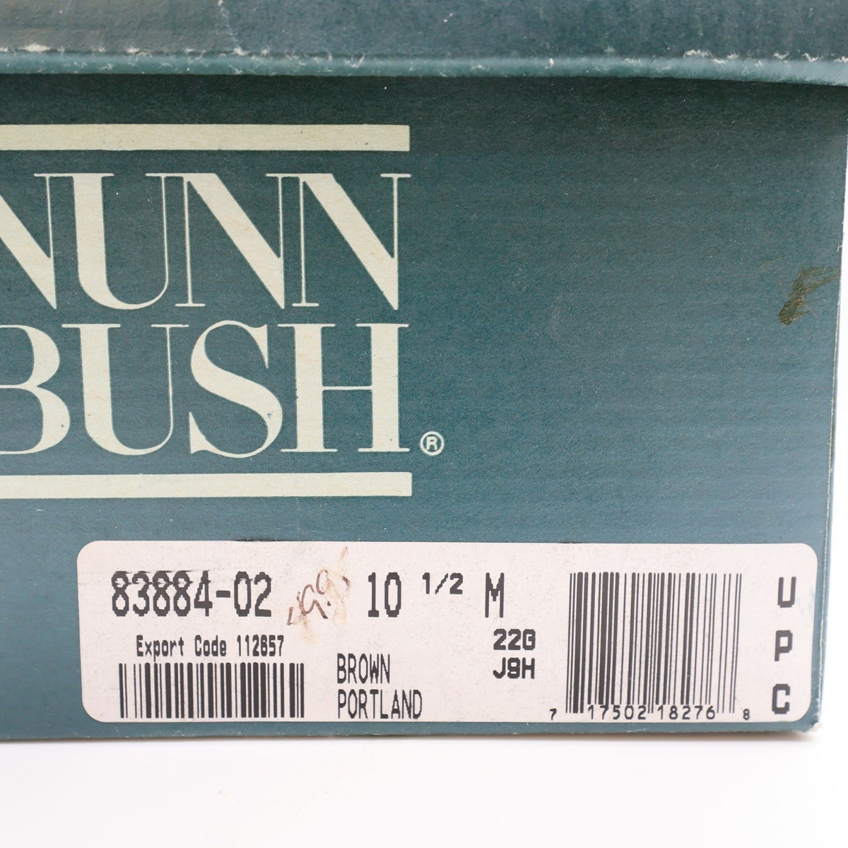 Nunn Bush Bucks Mens 10.5 M Vintage Brown Oiled Leather Oxford Shoes 83884-02 - take2supply