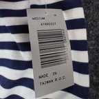 Palmetto's Striped Tank Top Womens Medium Vintage Deadstock Navy White A1992227 - take2supply