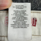 Levi's Y2K Bermuda Shorts Girls 14 White Ramie Cotton NWT C681 - take2supply