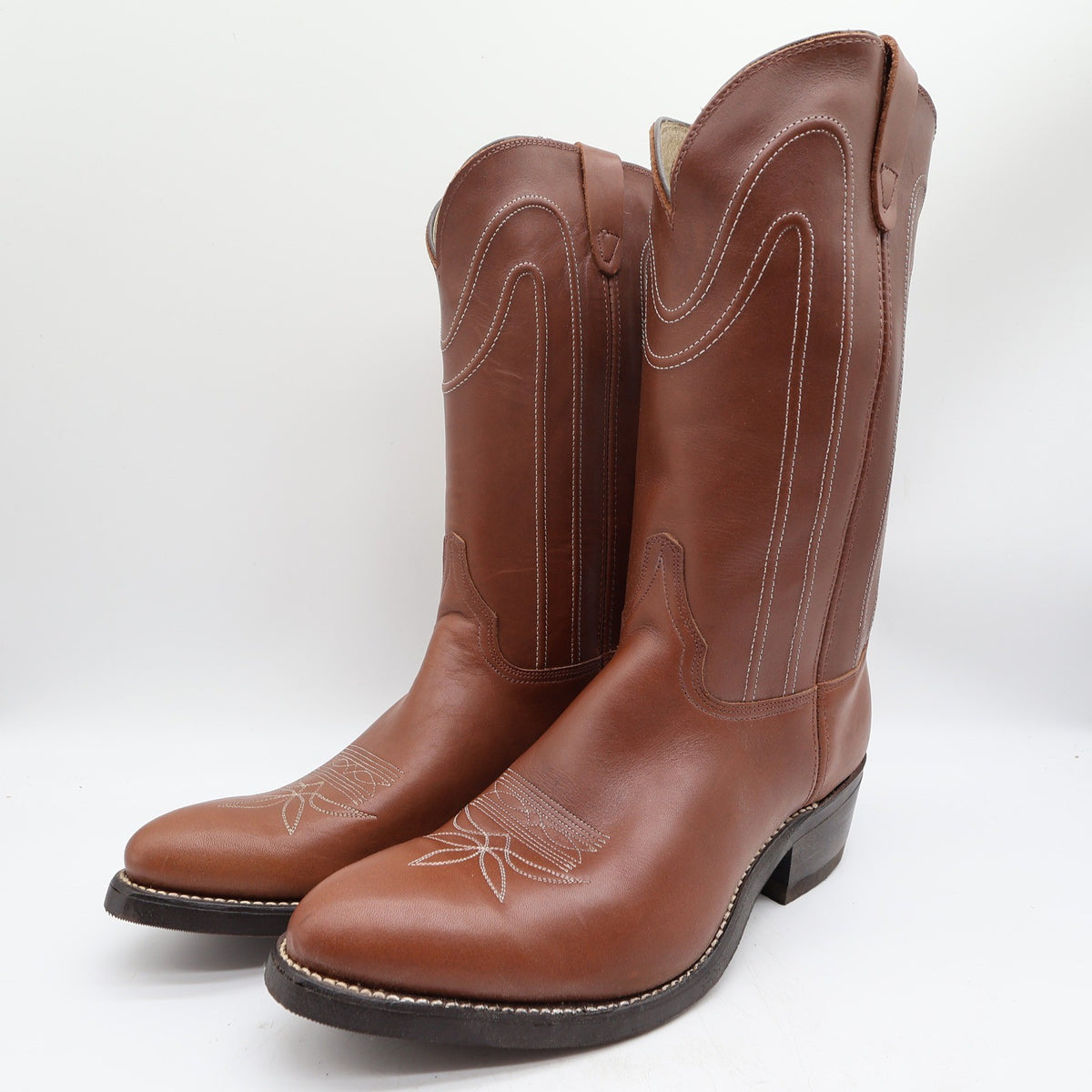 Walker Silverado Vintage Cowboy Boots Mens 11 Brown Leather NWT - take2supply