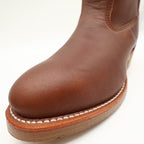 Double-H 2555 Brown Ranch Wellington Boots Mens 8.5 E Leather Made in USA NWT - take2supply