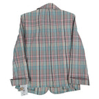 Company Collection Blazer Womens 12 Pastel Plaid Cotton Blend Unlined Jacket NWT - take2supply