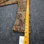 N Touch Paisley Blazer Womens Size S Brown Multi Metallic Single Button NWT - take2supply