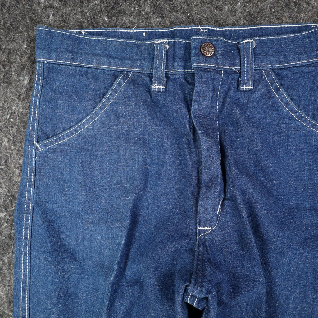 Dee Cee Rappers Jeans 16 Regular Vintage Blue Denim Straight Leg Made in USA NWT - take2supply