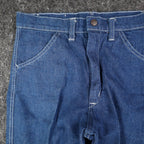 Dee Cee Rappers Jeans 16 Regular Vintage Blue Denim Straight Leg Made in USA NWT - take2supply