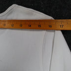Peanut Butter & Jelly Shirt Womens Medium White Holiday Christmas Sleigh Beaded - take2supply