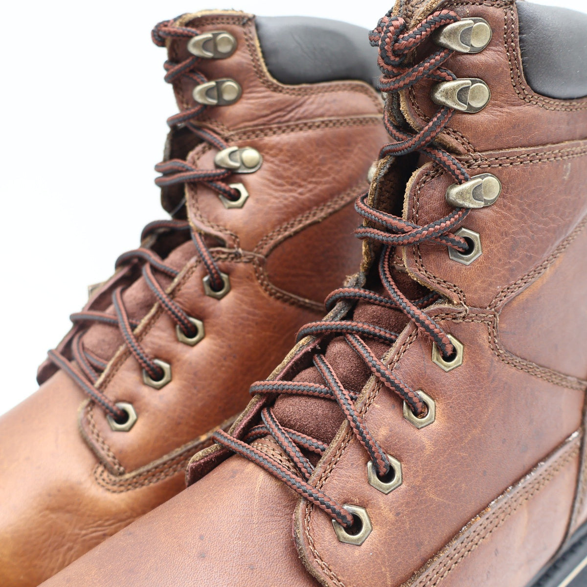 McRae Industrial Work Boots Mens 9W Brown Leather EH Rated Lace Up MR88122 NEW - take2supply