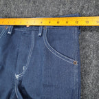 Maverick Jeans Boys 10 Reg Vintage 70s Blue Cotton Poly Straight Leg Deadstock - take2supply