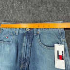 Tommy Hilfiger Y2K Slouch Fit Jeans Boy 16 Blue Cotton Deadstock NWT - take2supply