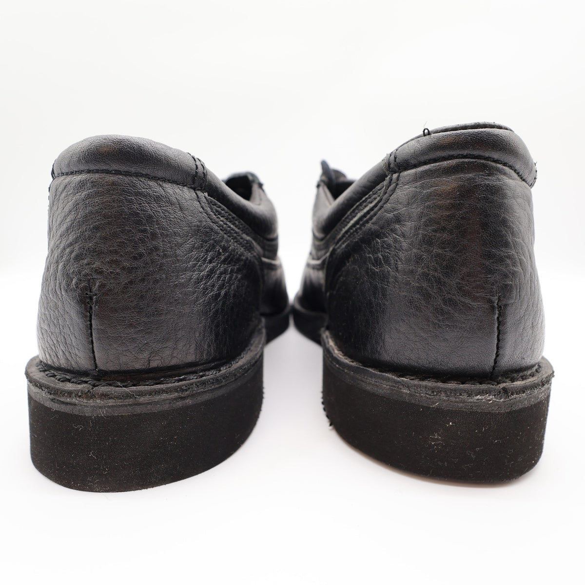 Bucks Steel Toe Work Shoes Mens 10 Vintage Black Leather Safety Toe W4570 - take2supply
