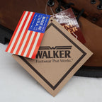 Walker Work Boots Mens 10 D Vintage Made in USA Brown Leather Lace Up 685 NEW - take2supply