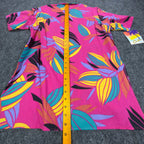Wrangler Vintage 90s Coolers Shirt Mens XL Pink Abstract Cotton NWT Deadstock - take2supply